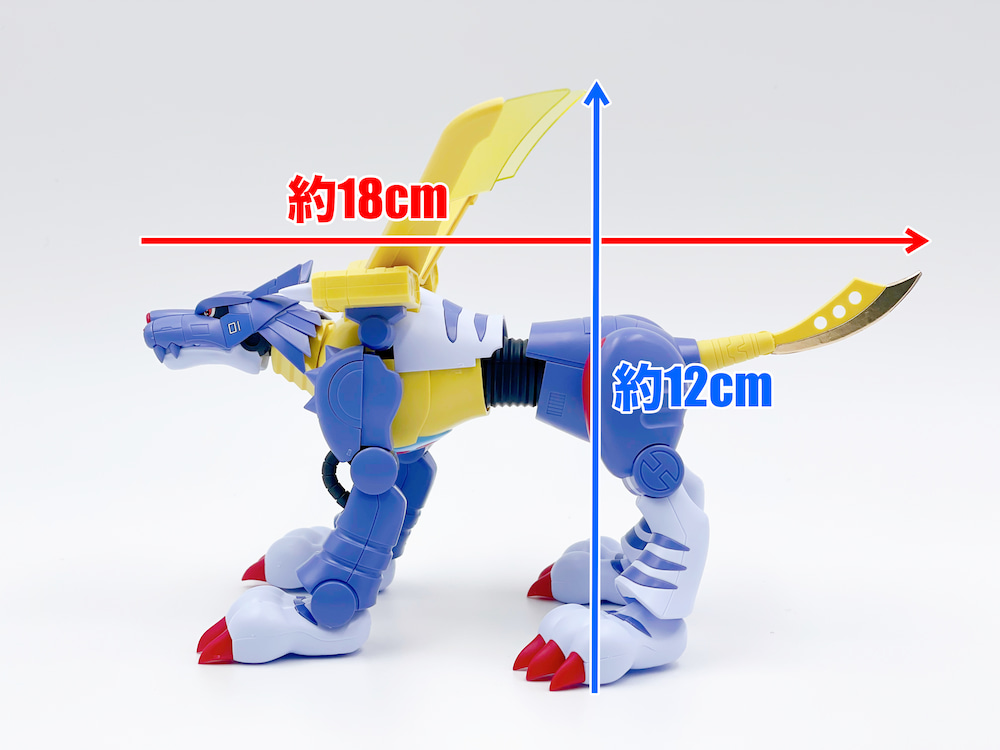 Figure-rise Standard メタルガルルモンのサイズ比較の画像01