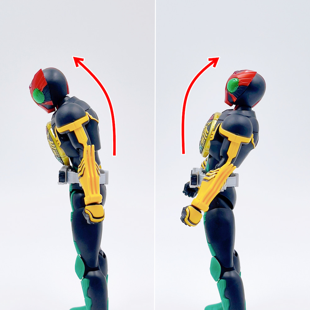Figure-rise Standard 仮面ライダーオーズの可動の画像03